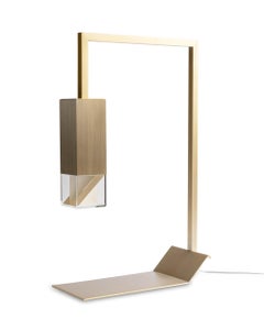 Lampada da tavolo in ottone Two 01 Revamp Edition di Formaminima