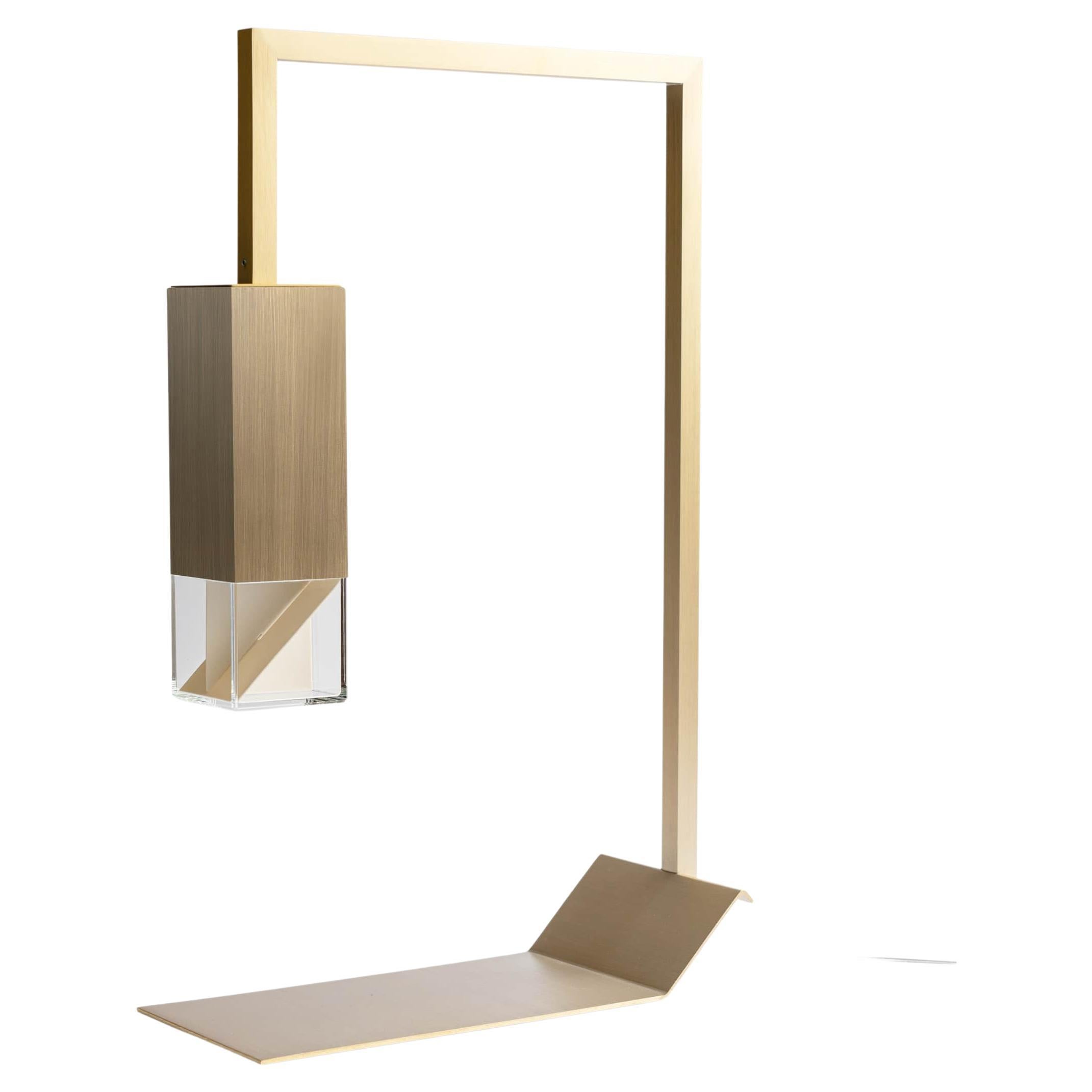 Brass Table Lamp Two 01 Revamp Edition by Formaminima For Sale