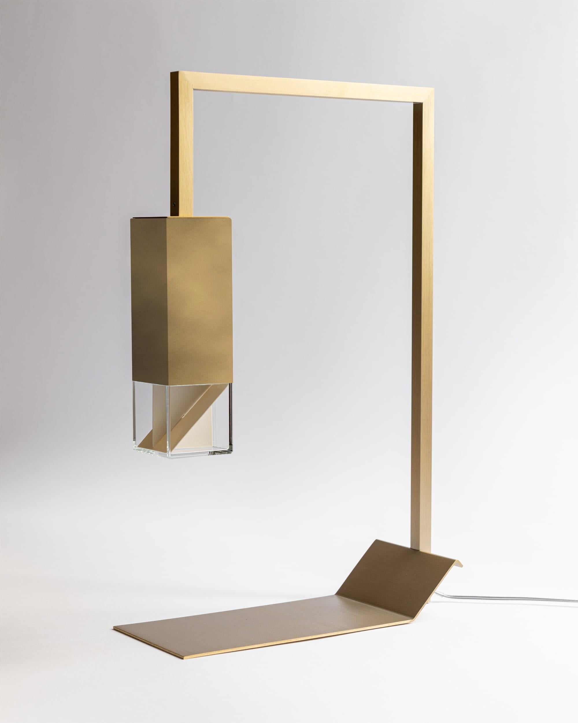 Brass Table Lamp Two 02 Revamp Edition by Formaminima For Sale 3