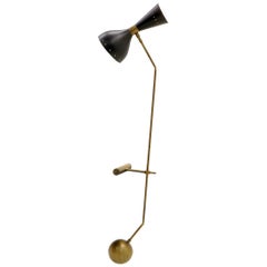 Retro Brass Table Lamp with Counter Balance by Stilnova Adjustable Height & Direction