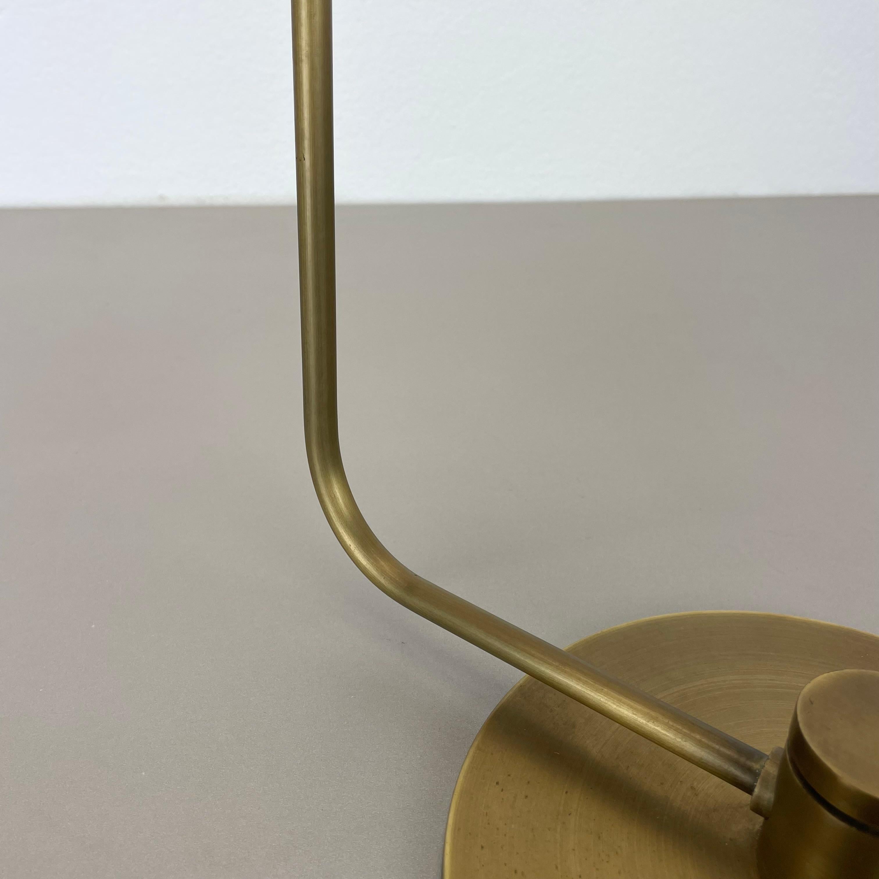 brass table Light by Rosemarie and Rico Baltensweiler attrib., Switzerland 1970s For Sale 7