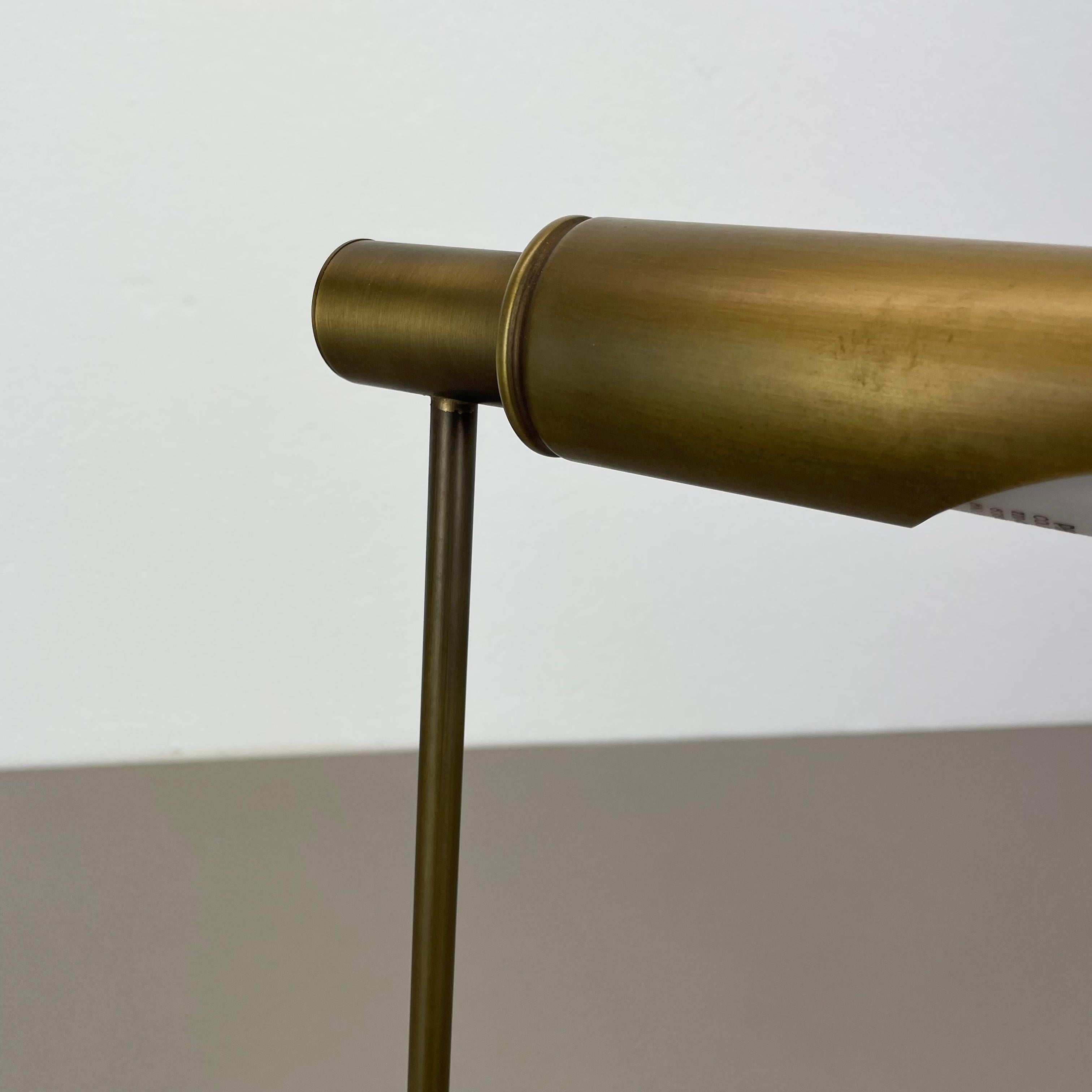 brass table Light by Rosemarie and Rico Baltensweiler attrib., Switzerland 1970s For Sale 8