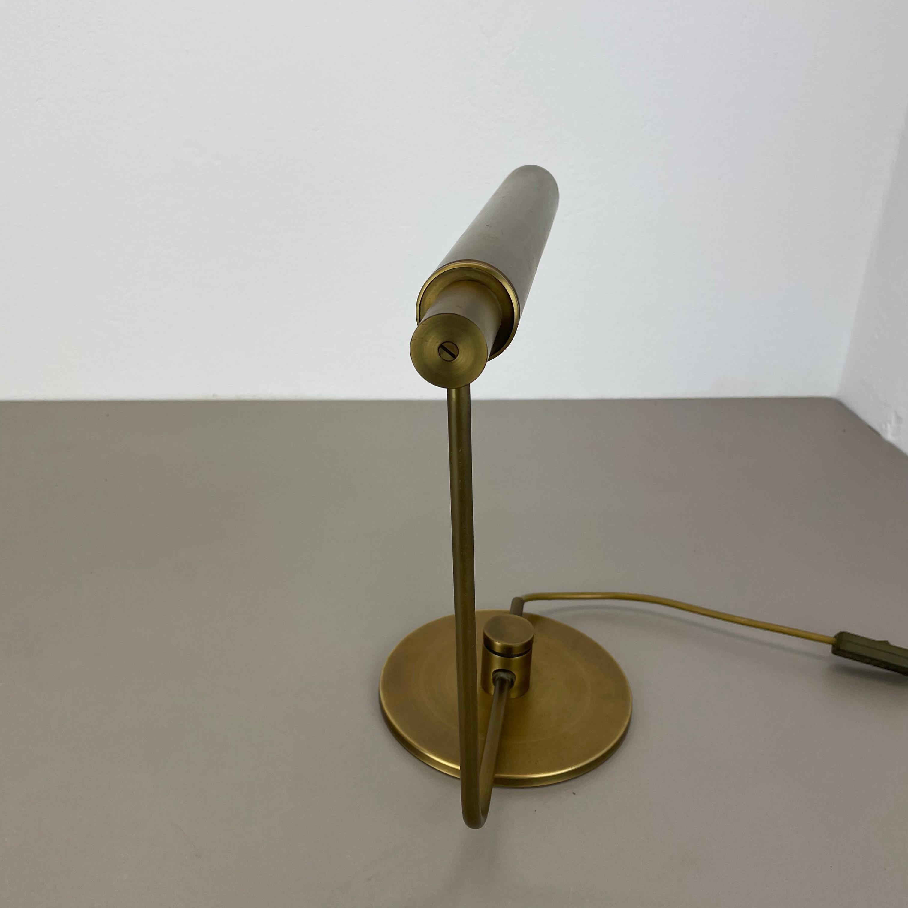brass table Light by Rosemarie and Rico Baltensweiler attrib., Switzerland 1970s For Sale 13