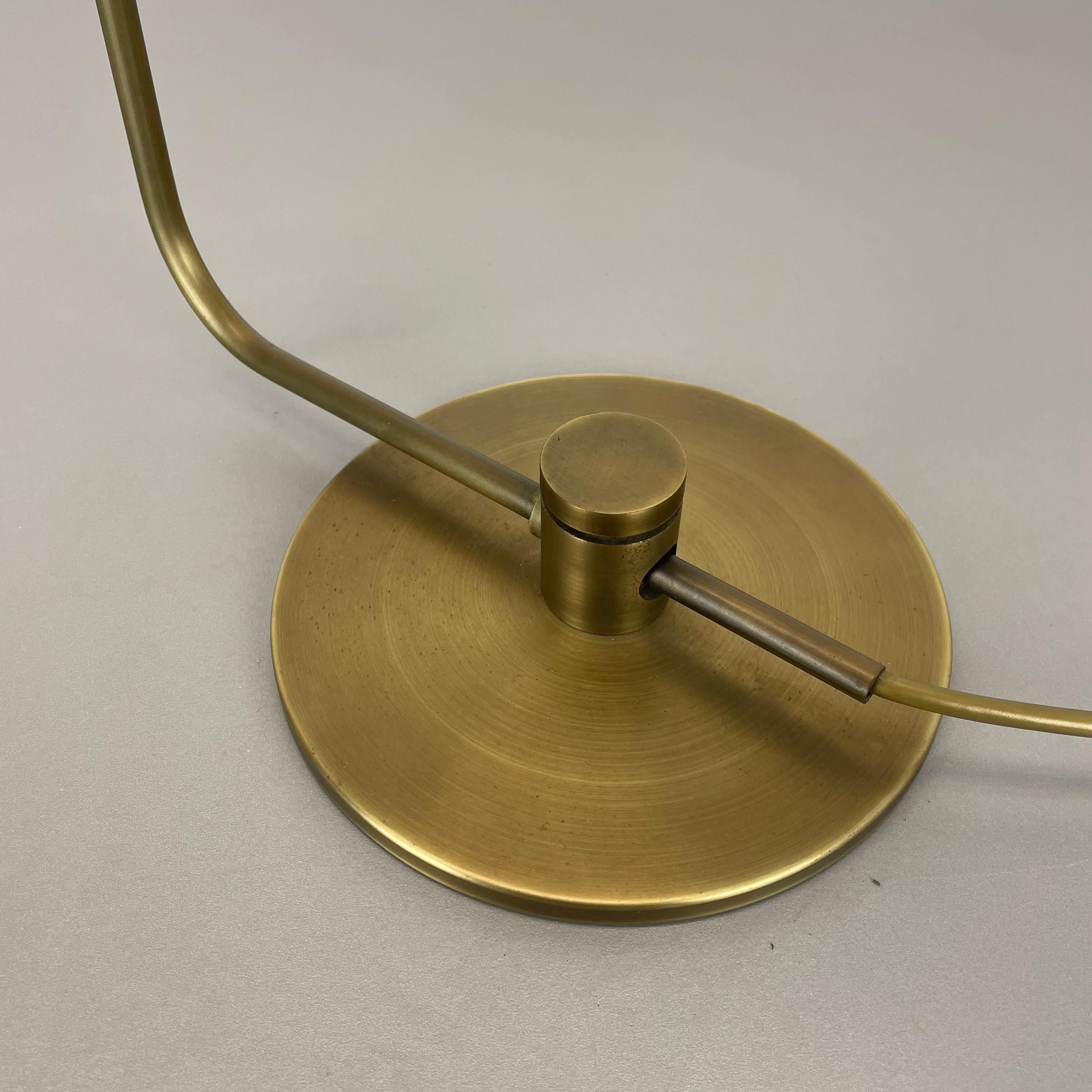 Swiss brass table Light by Rosemarie and Rico Baltensweiler attrib., Switzerland 1970s For Sale