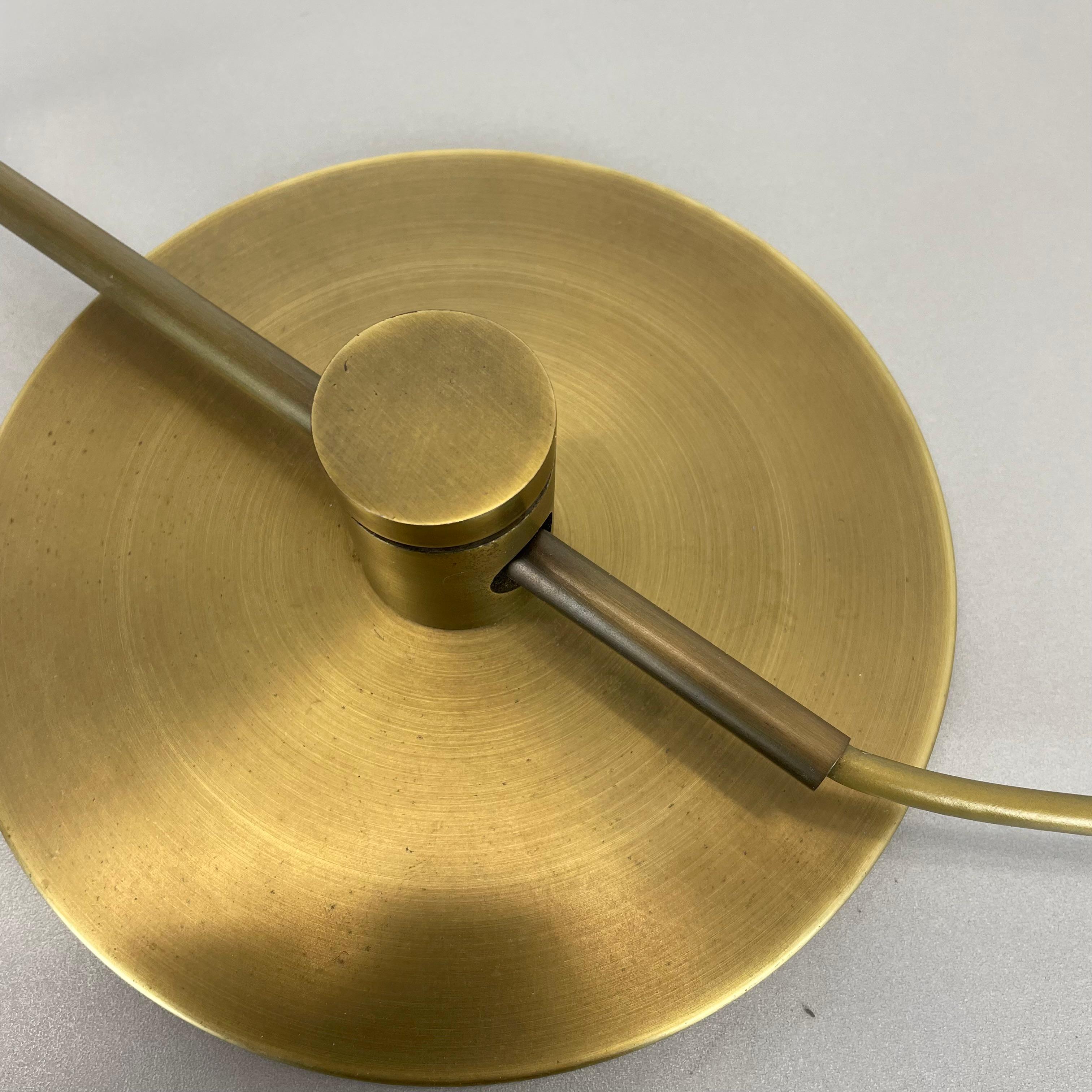 brass table Light by Rosemarie and Rico Baltensweiler attrib., Switzerland 1970s In Good Condition For Sale In Kirchlengern, DE