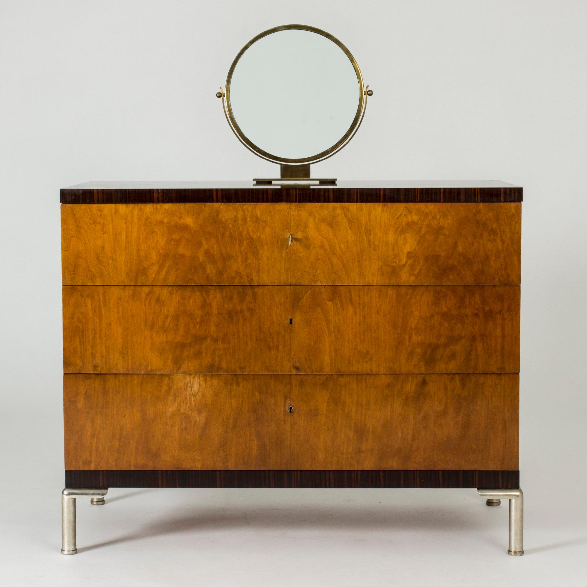 Brass Table Mirror by Ivar Ålenius-Björk 3