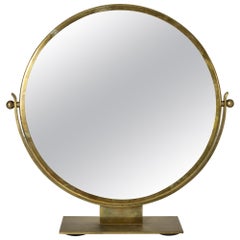 Brass Table Mirror by Ivar Ålenius-Björk