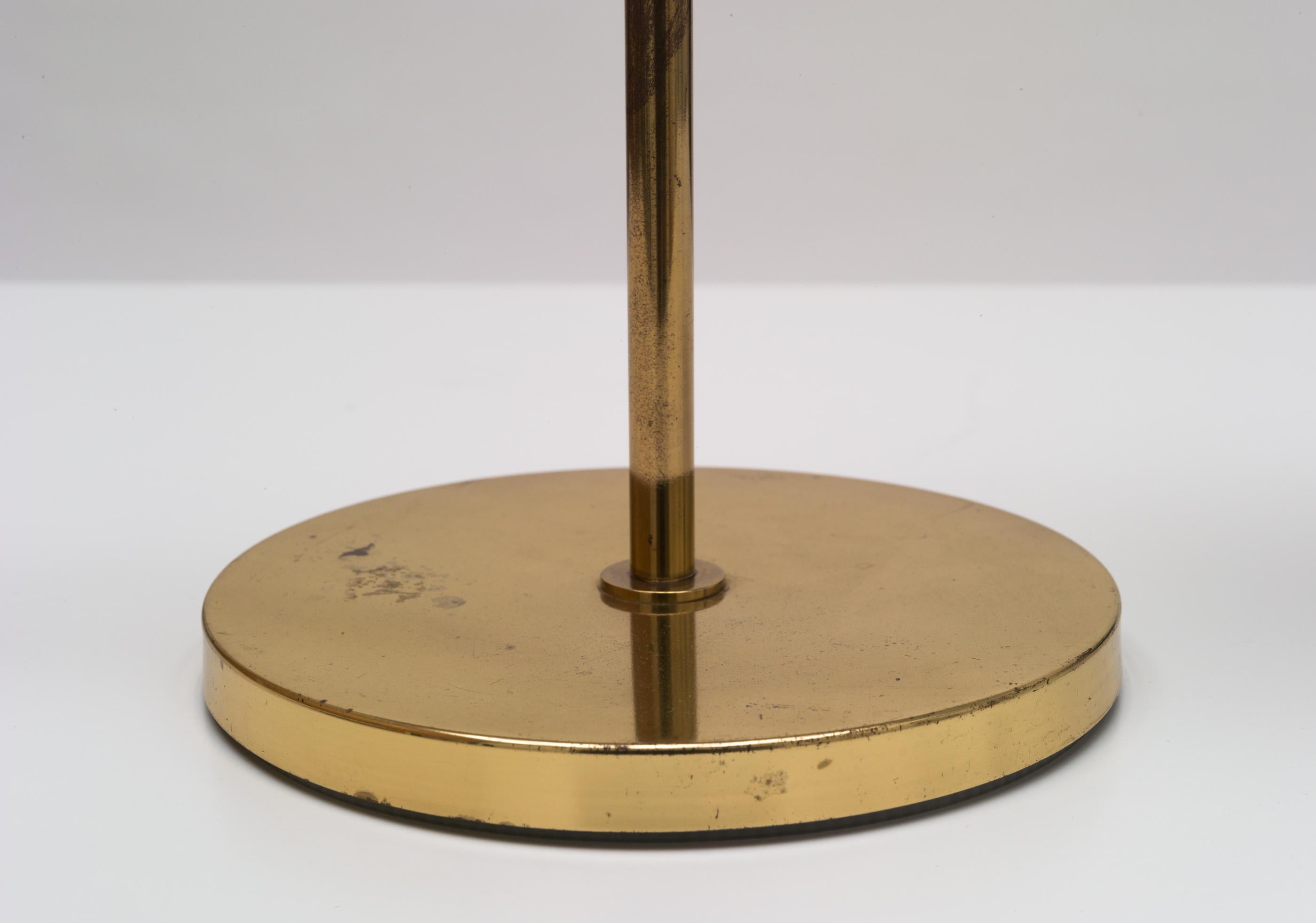 Scandinavian Modern Brass Table / Reading Lamp by Tyringe Konsthantverk, Sweden 1960s