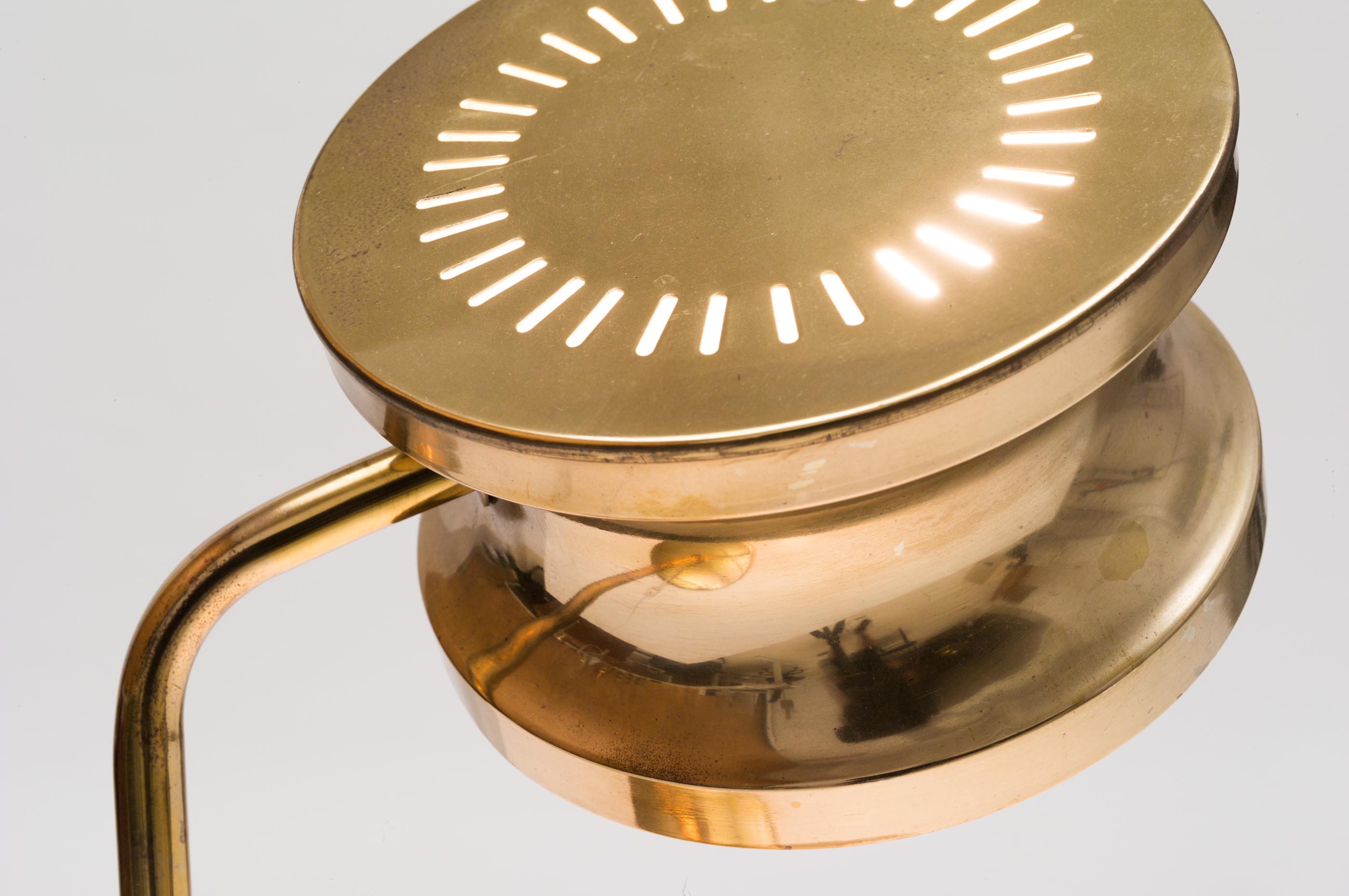 Swedish Brass Table / Reading Lamp by Tyringe Konsthantverk, Sweden 1960s