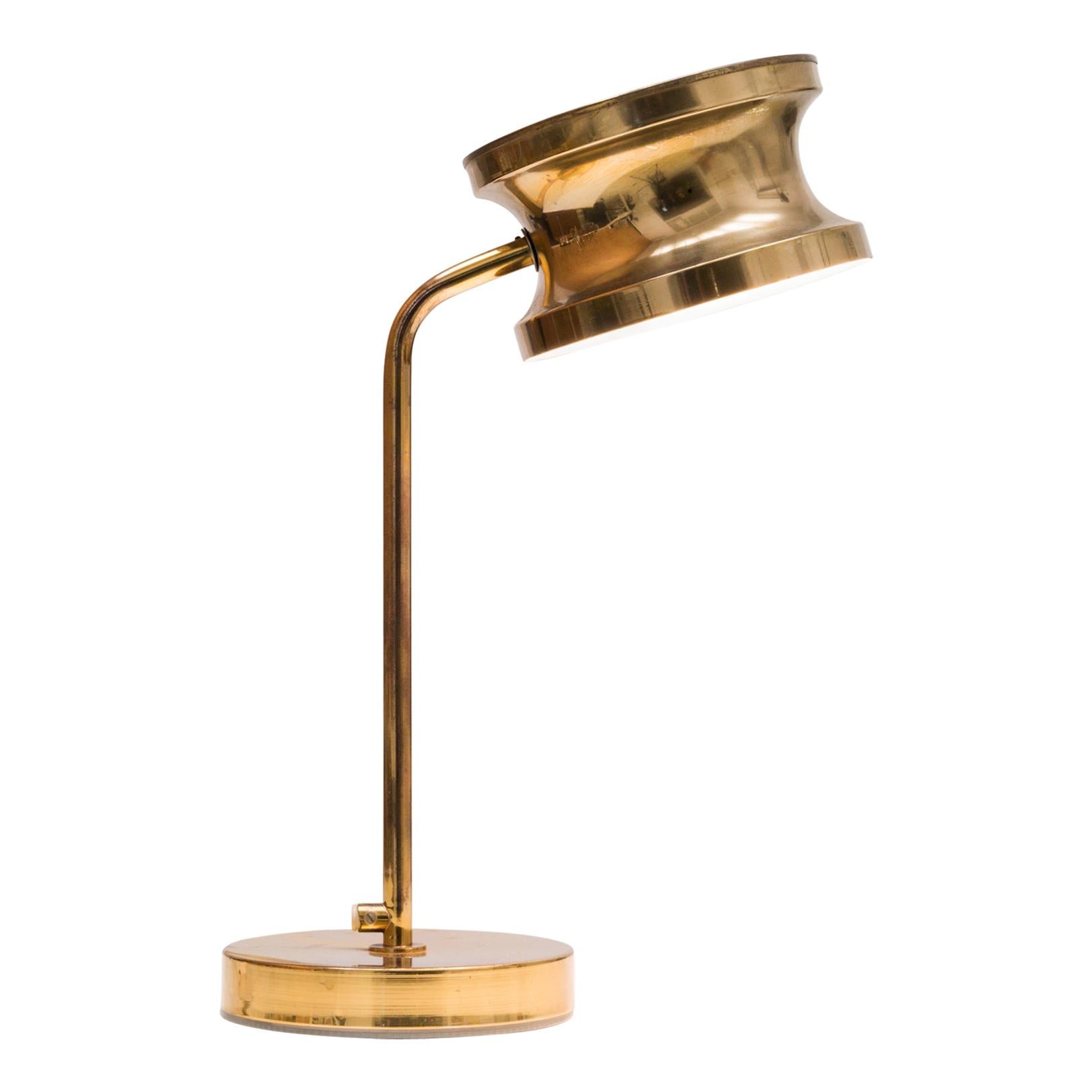 Brass Table / Reading Lamp by Tyringe Konsthantverk, Sweden 1960s