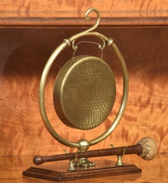 Brass tabletop gong