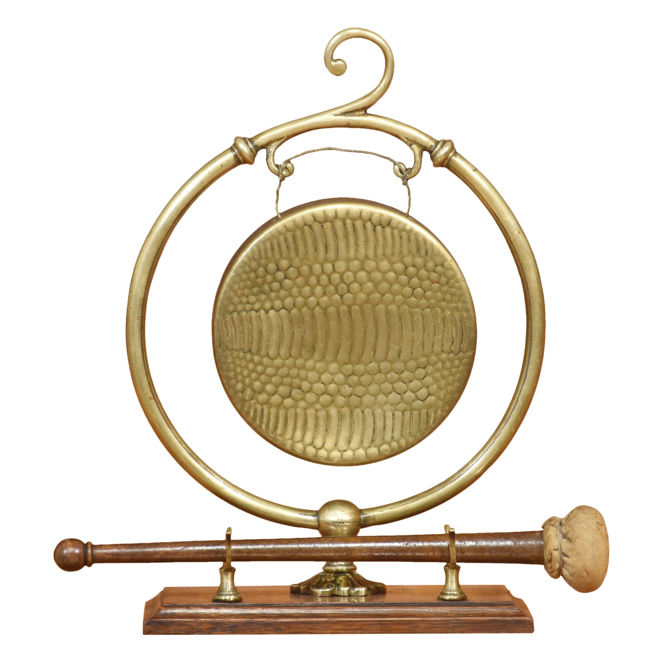Gong de table en laiton