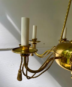 Brass Tassel Chandelier