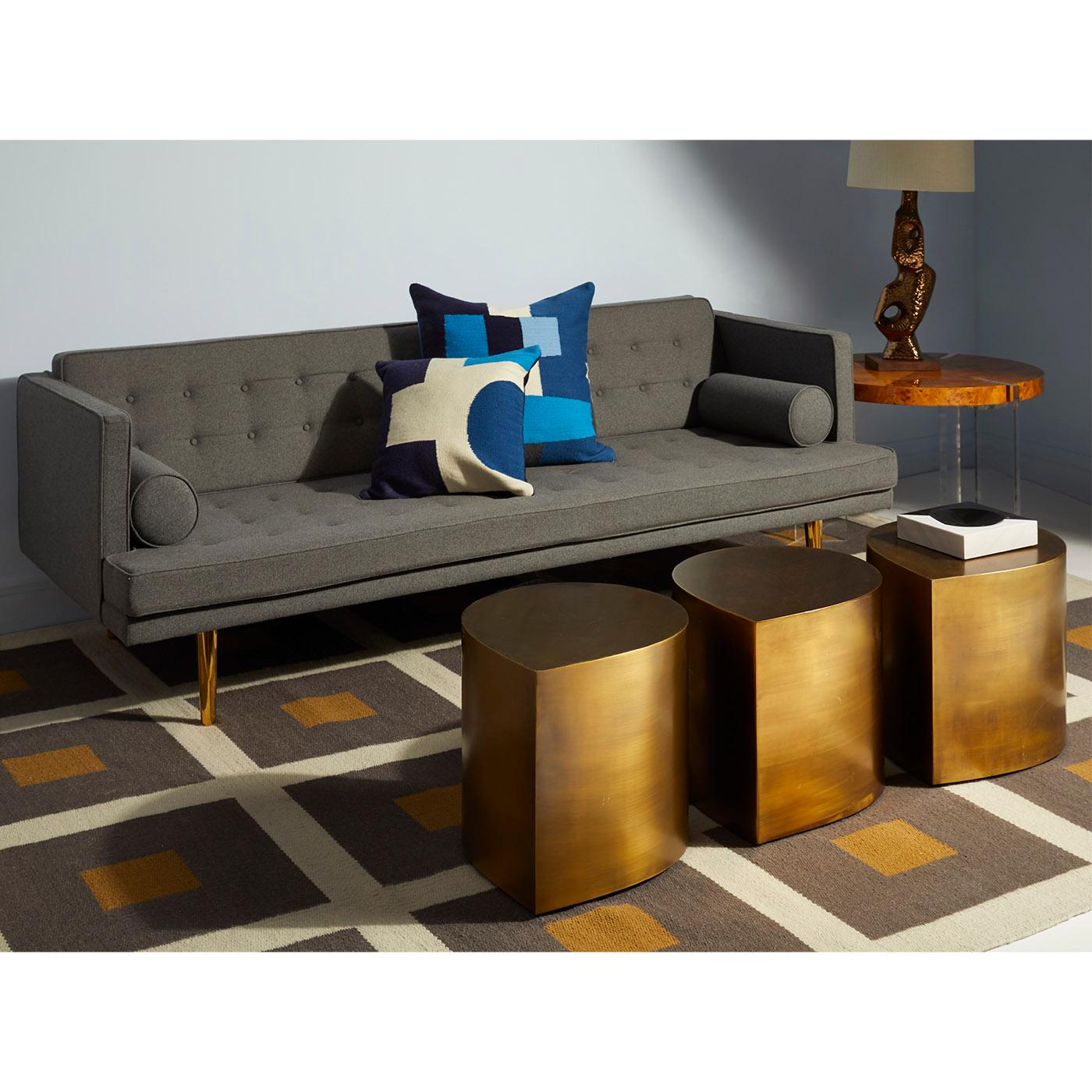 Brushed Brass Teardrop Table