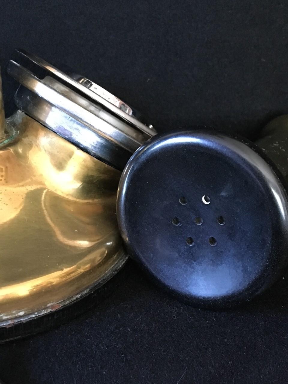 Hand-Crafted Brass Telephone, Vintage, circa 1976 For Sale