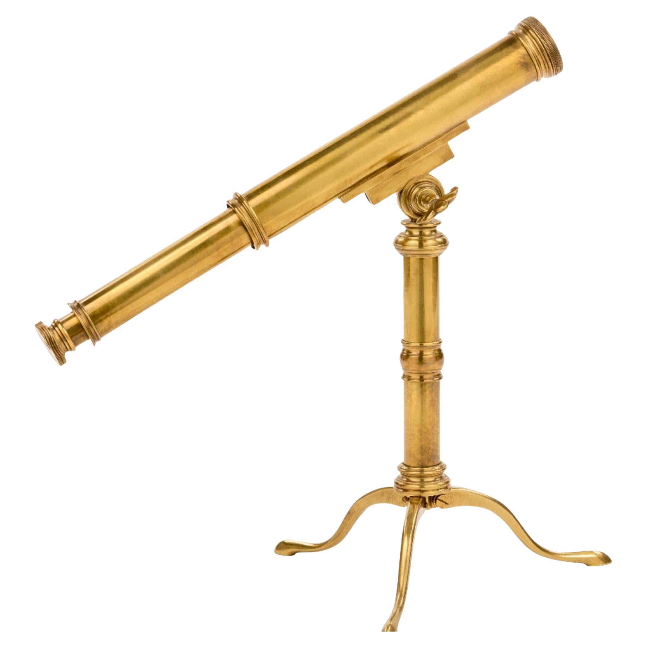 Merlino brass telescope ornament For Sale