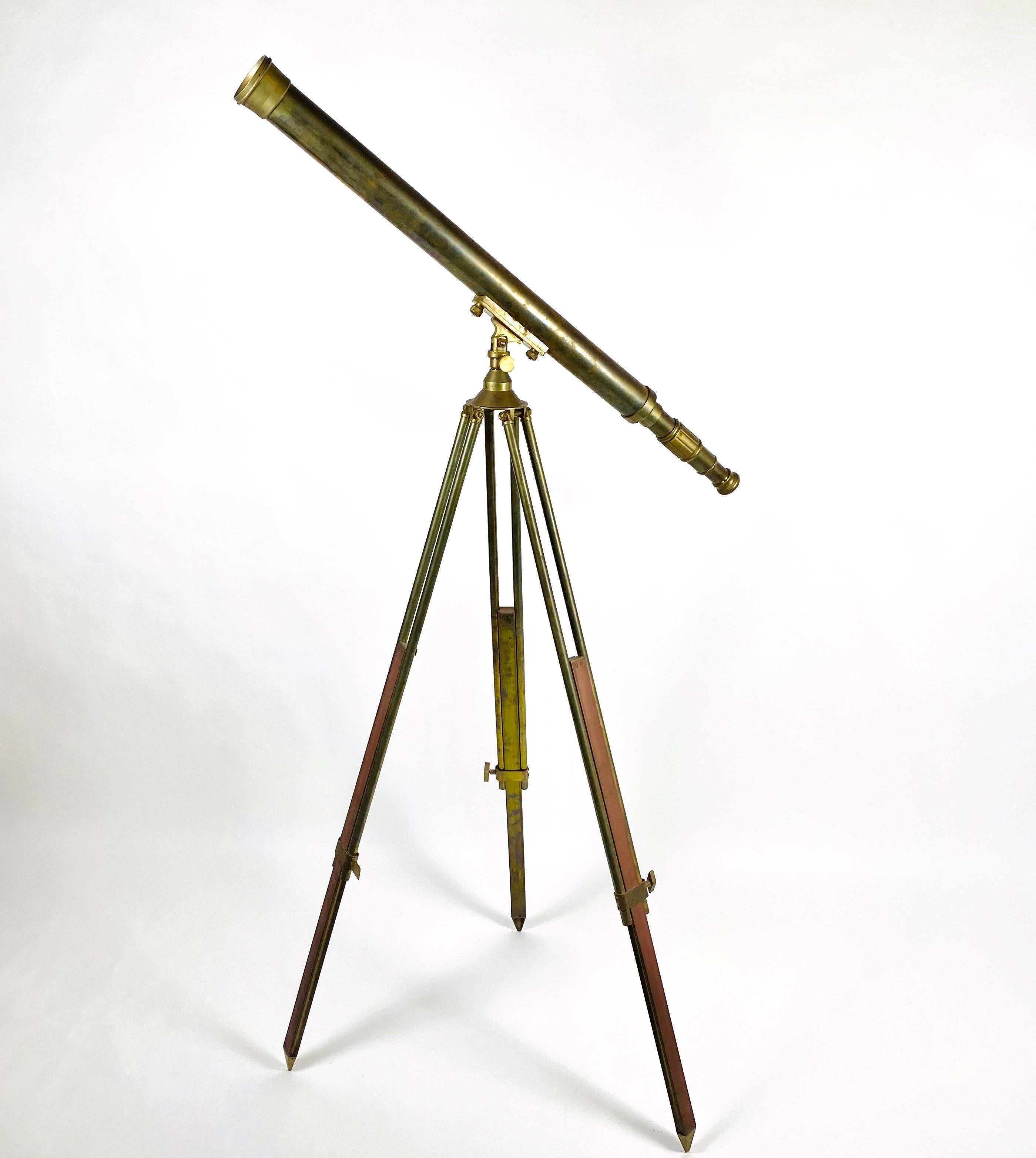 Brass Telescope on Tripod 1