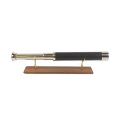 Brass Telescope with Leather Handle, UK, Early 1900s
