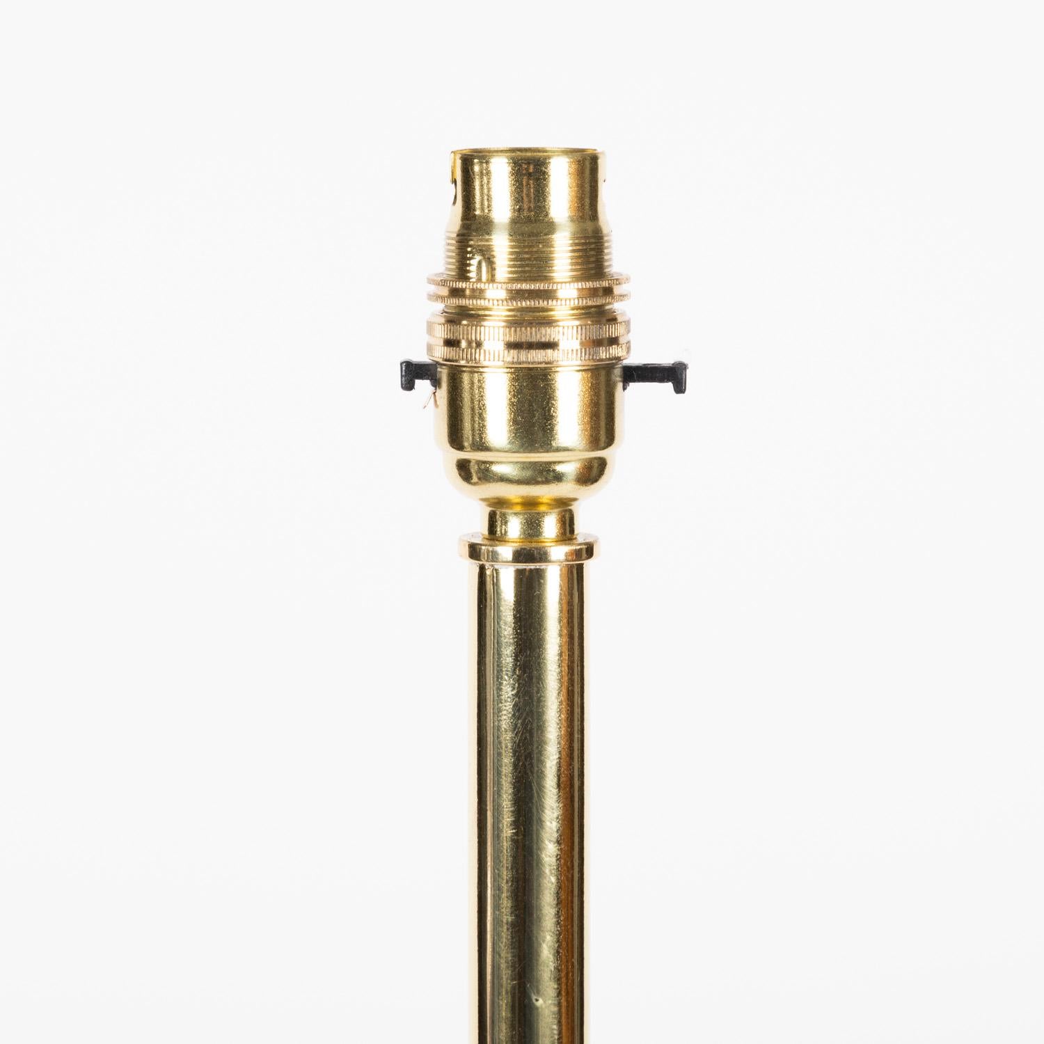 Brass Telescopic Standard Lamp in the Manner of Benson For Sale 5