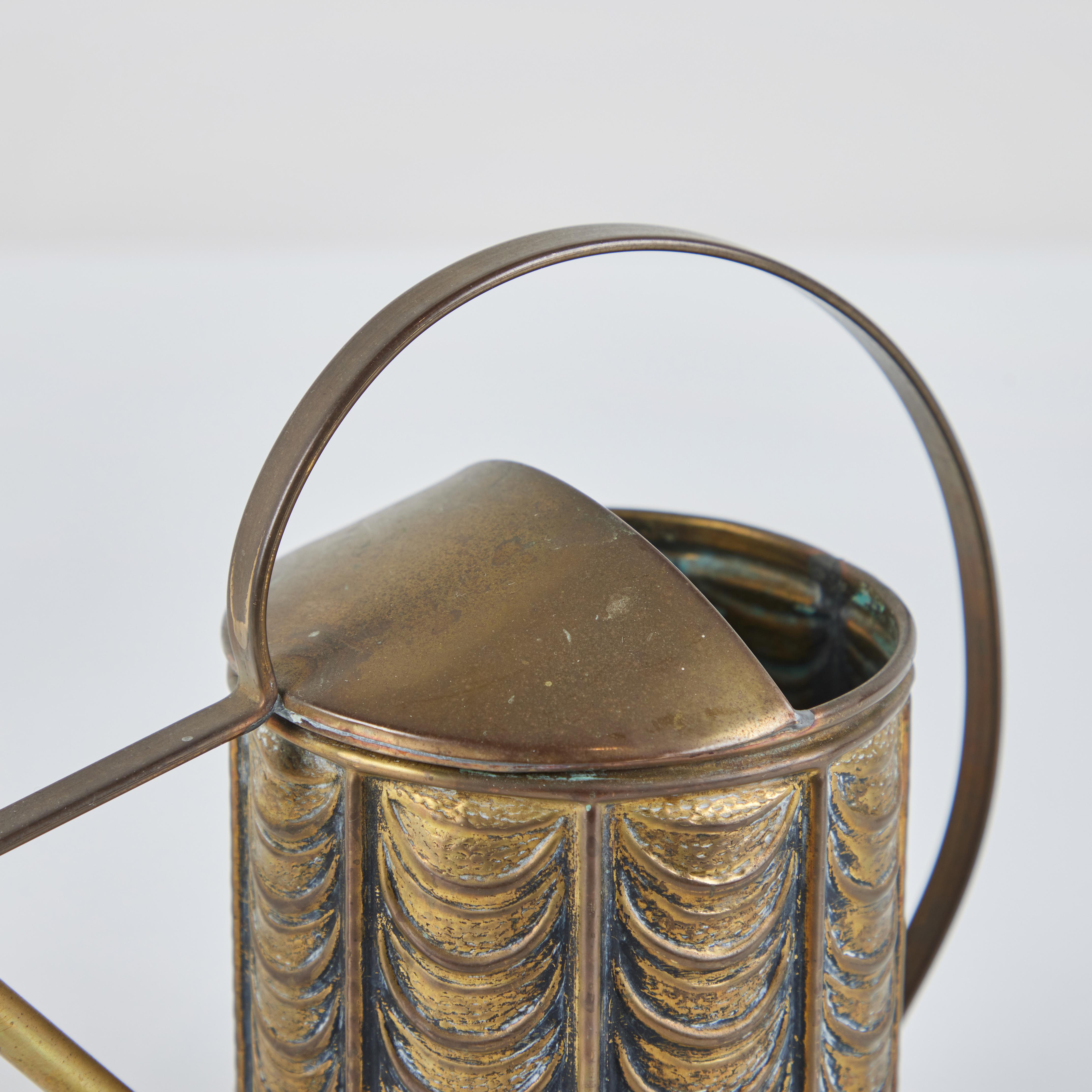 Brass Textured Watering Can by Peerage 1