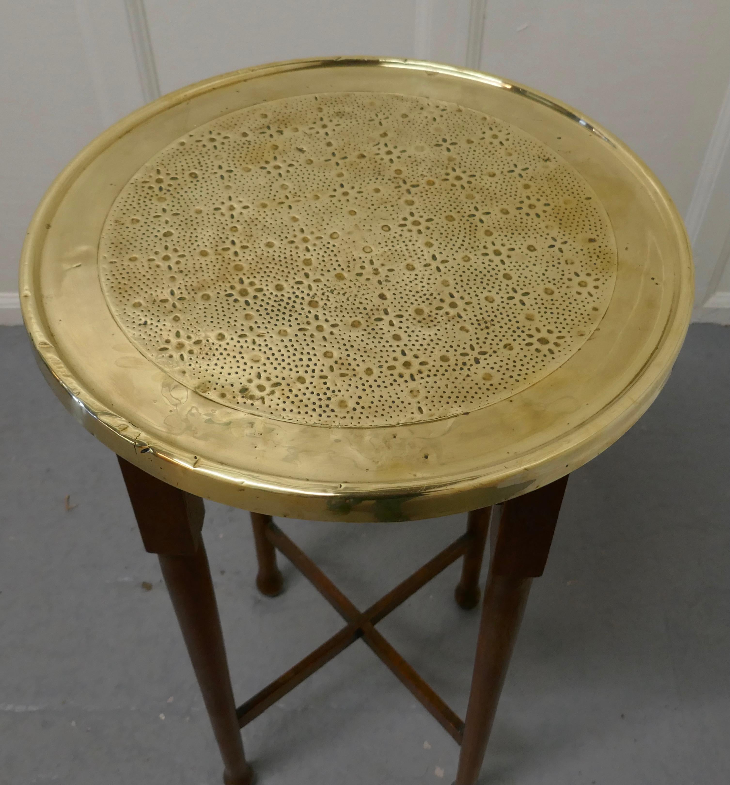 Brass Top Coffee Table or Occasional Table In Good Condition In Chillerton, Isle of Wight