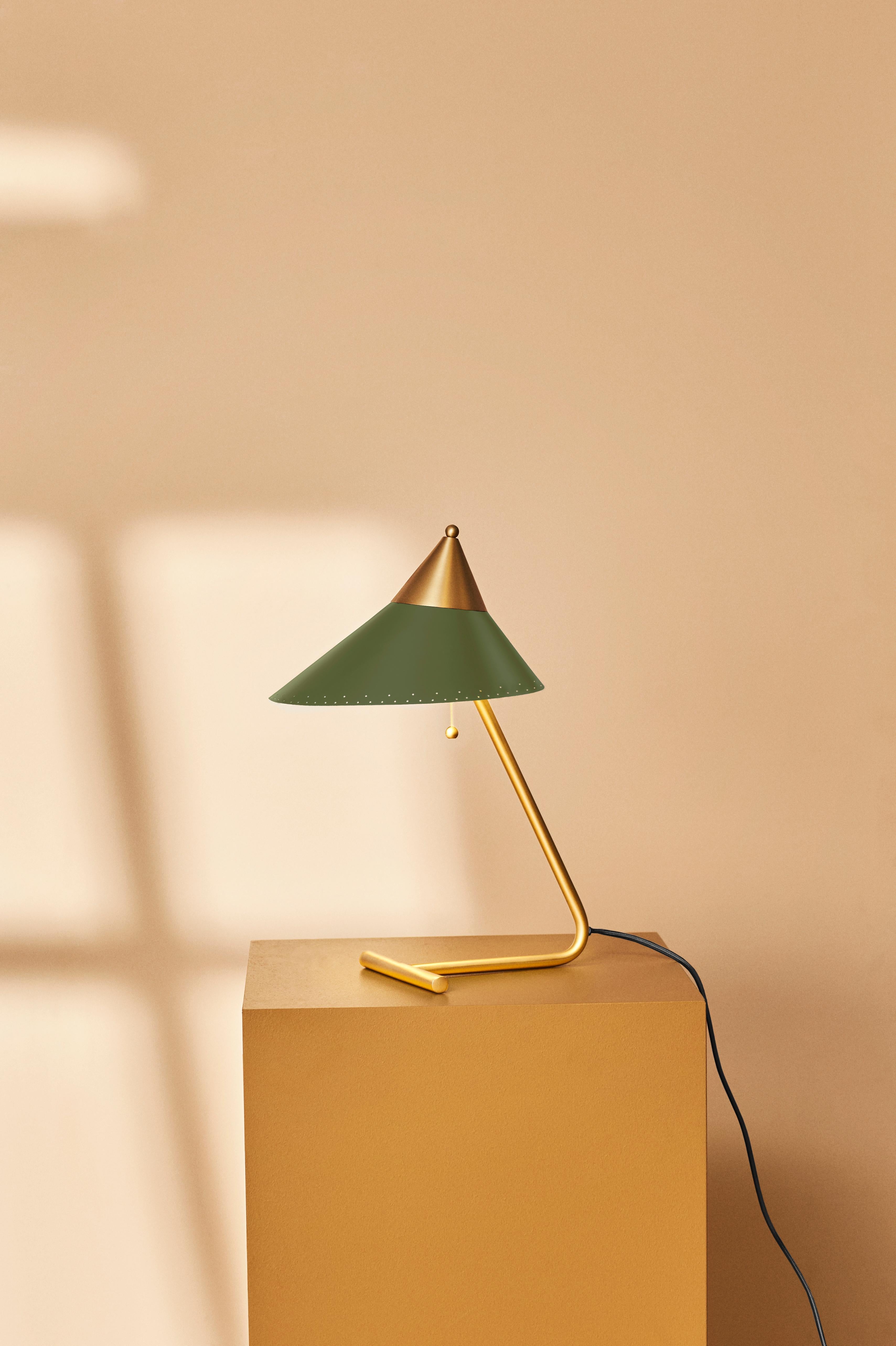 Brass Top Table Lamp, by Svend Aage Holm Sorensen from Warm Nordic For Sale 1