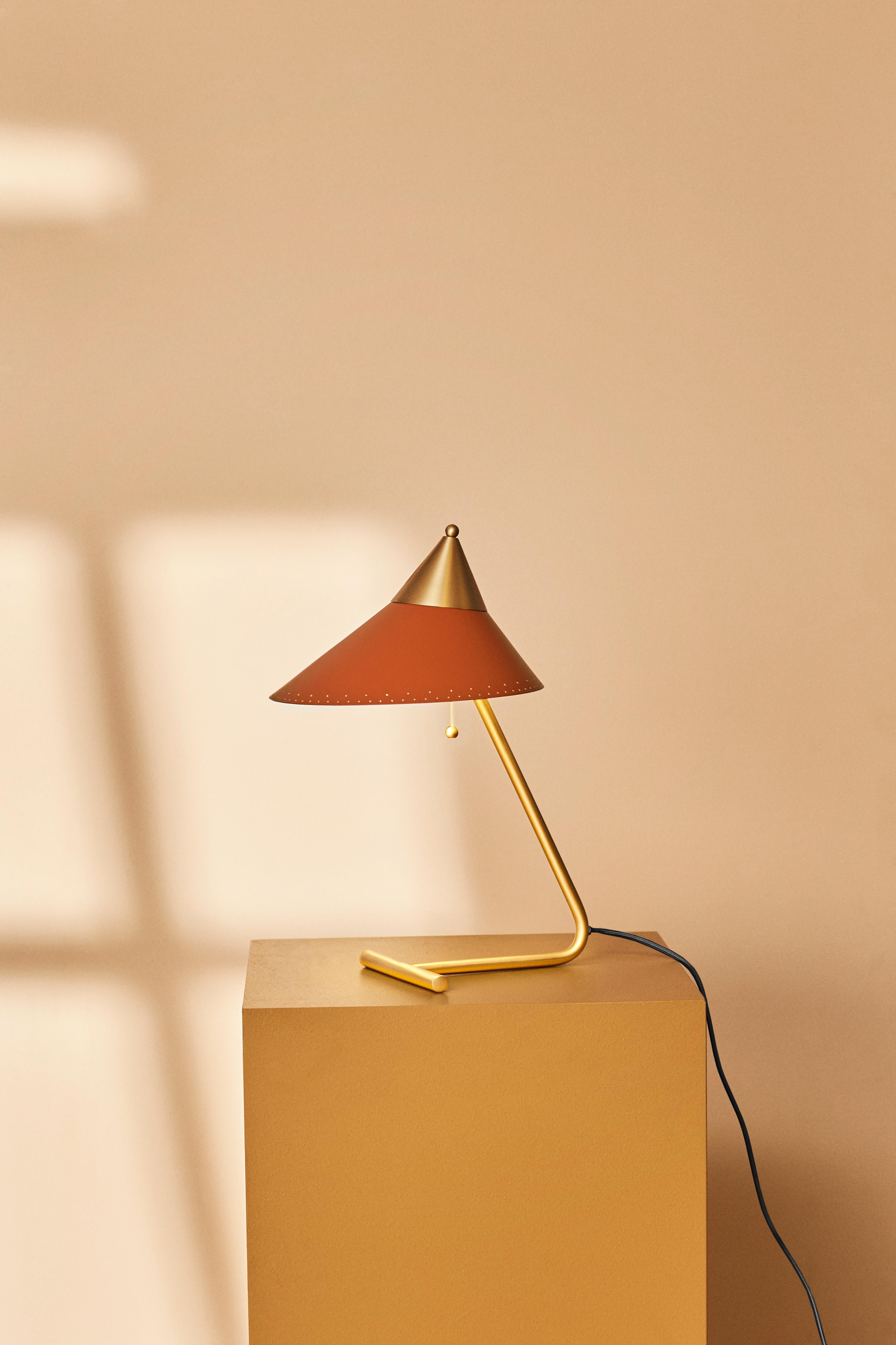 Brass Top Table Lamp, by Svend Aage Holm Sorensen from Warm Nordic For Sale 2