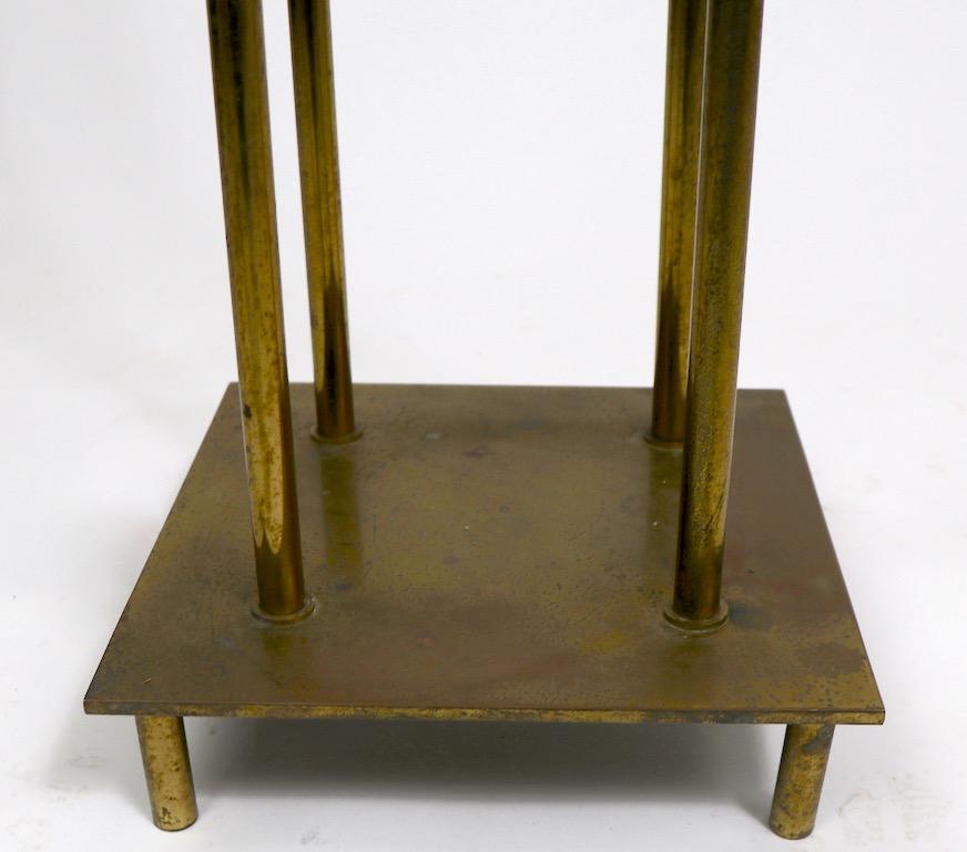 Mid-Century Modern Brass Torchiere by Stiffel For Sale