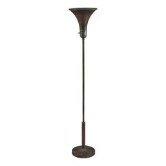 Brass Torchiere Floor Lamp