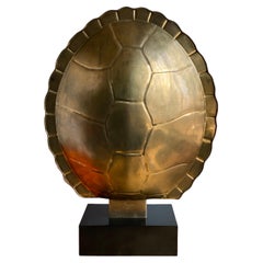Brass Tortoise / Turtle Shell Lamp