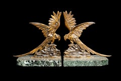Brass Toucan Book Ends