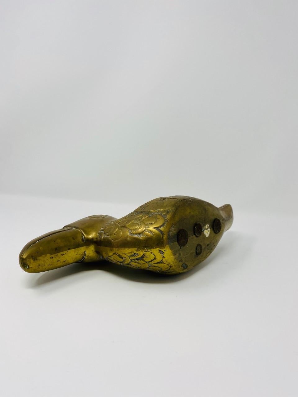 American Brass Toucan Sculpture by Dolbi Cashier