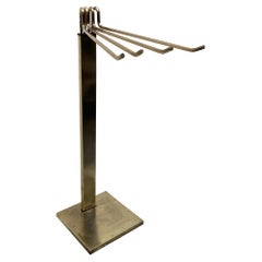 Vintage Brass Towel Rack, Italy, 1980s