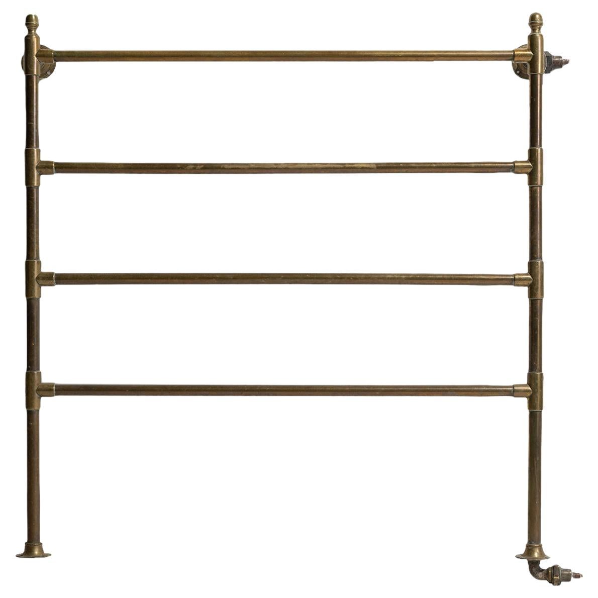 Brass Towel Rail, England, circa 1910