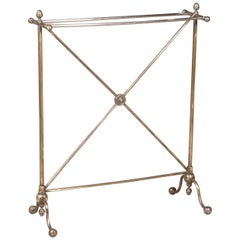 Vintage Brass Towel Rail