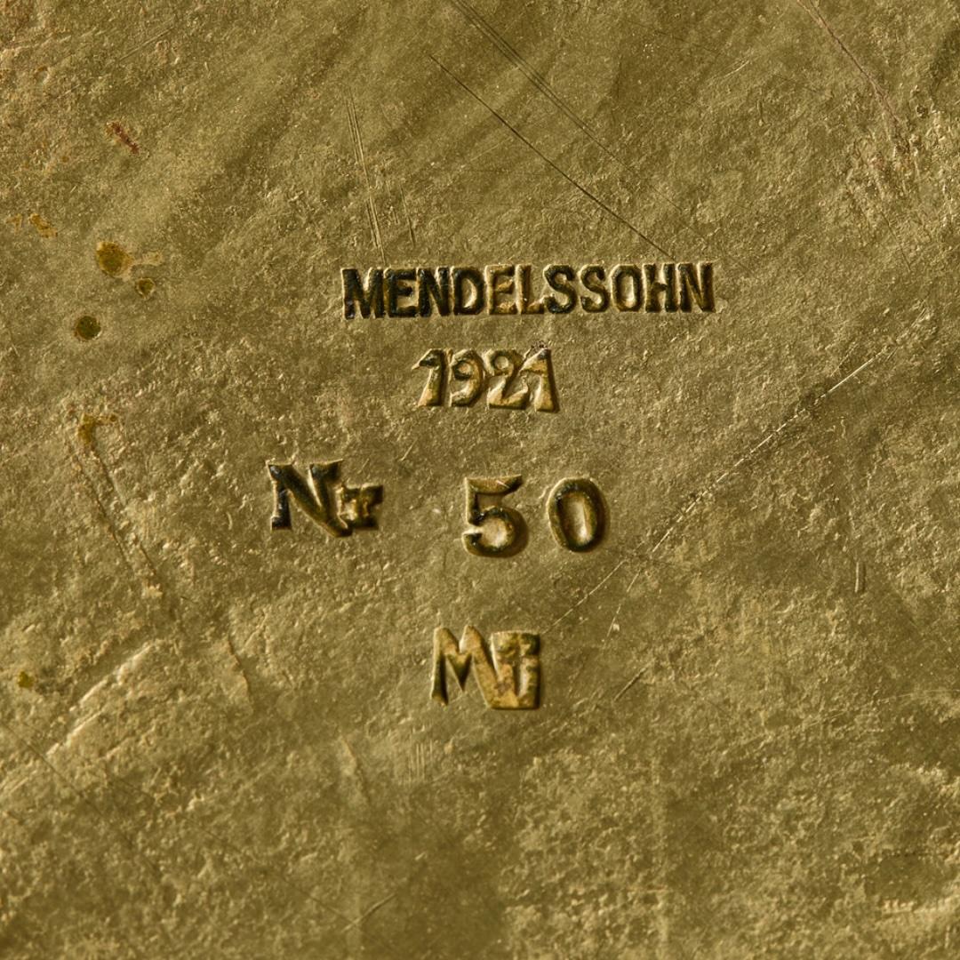 Messingtablett von Georg Von Mendelssohn, Nummer 