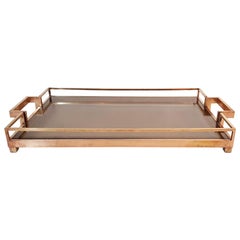 Brass Tray by Romeo Rega, Italy