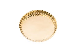 Plateau en laiton Josef Hoffmann Wiener Werkstatte Autriche Jugendstil circa 1915