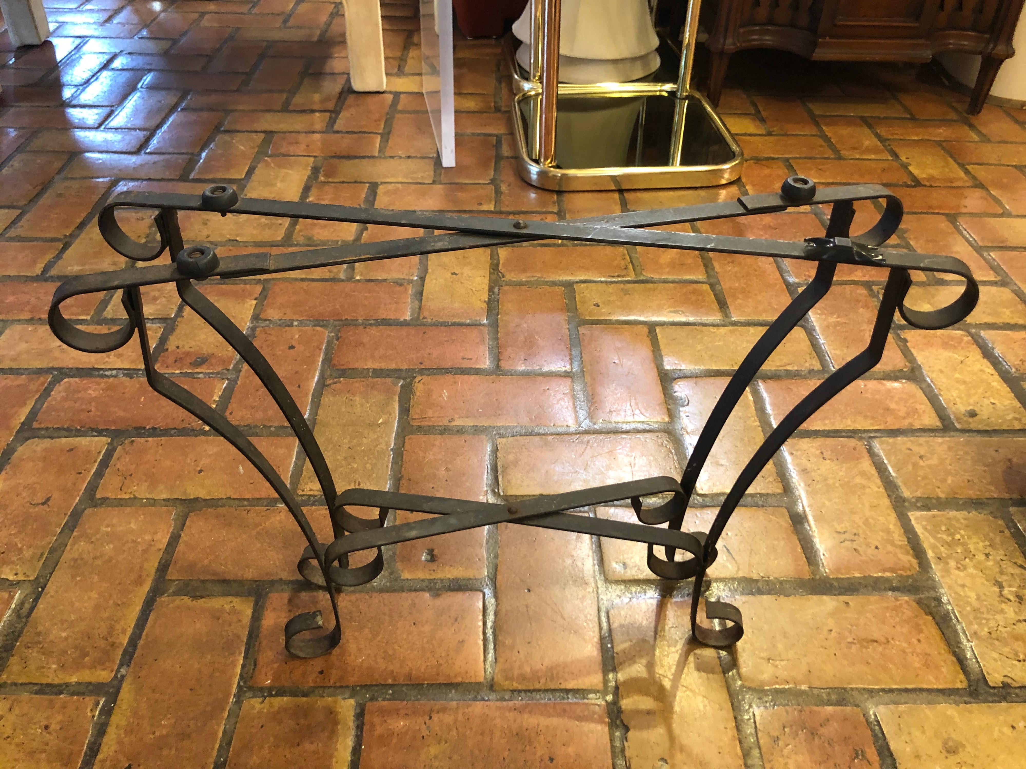 Brass Tray Table with Folding Stand 12