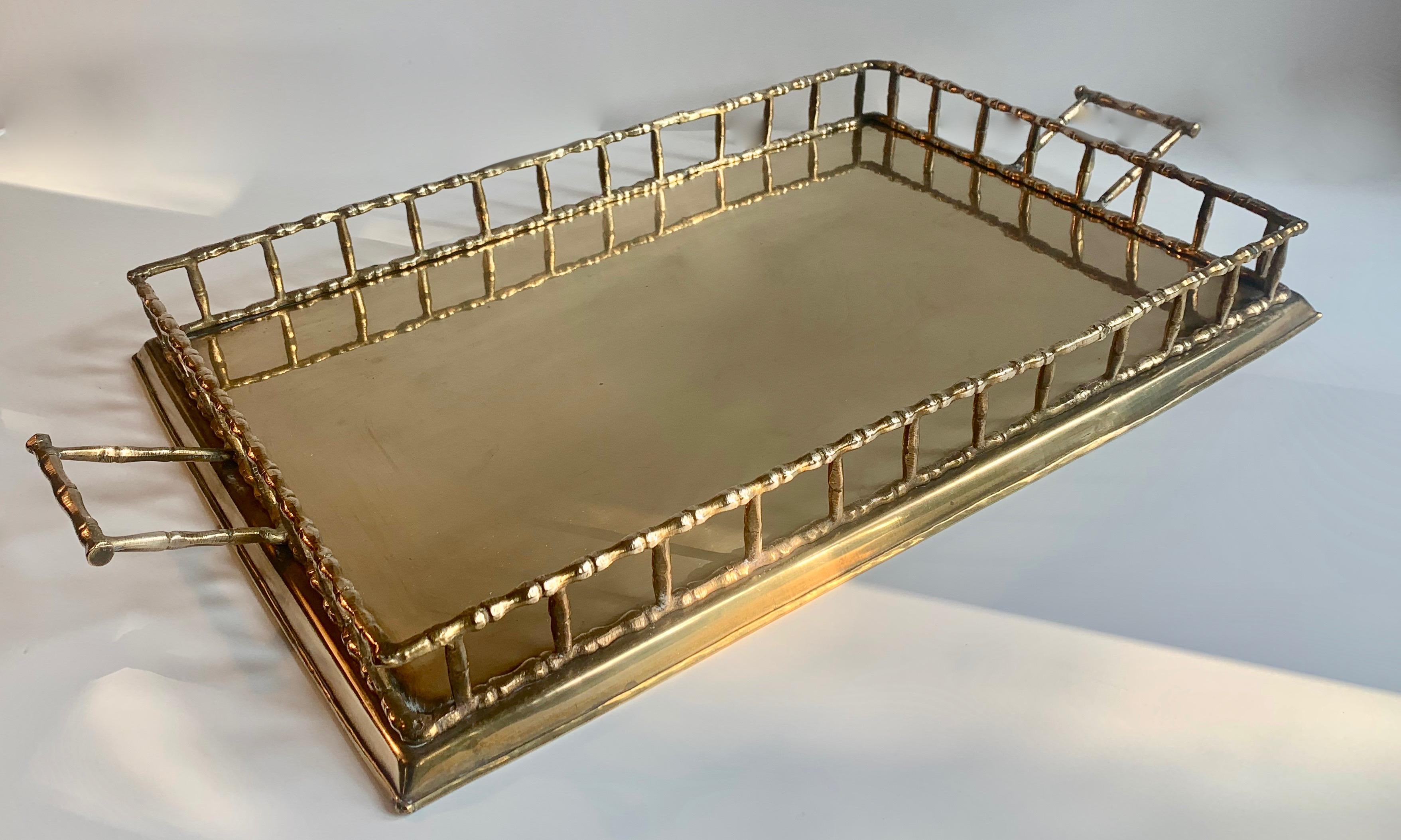 Brass Tray with Bamboo Gallery 1