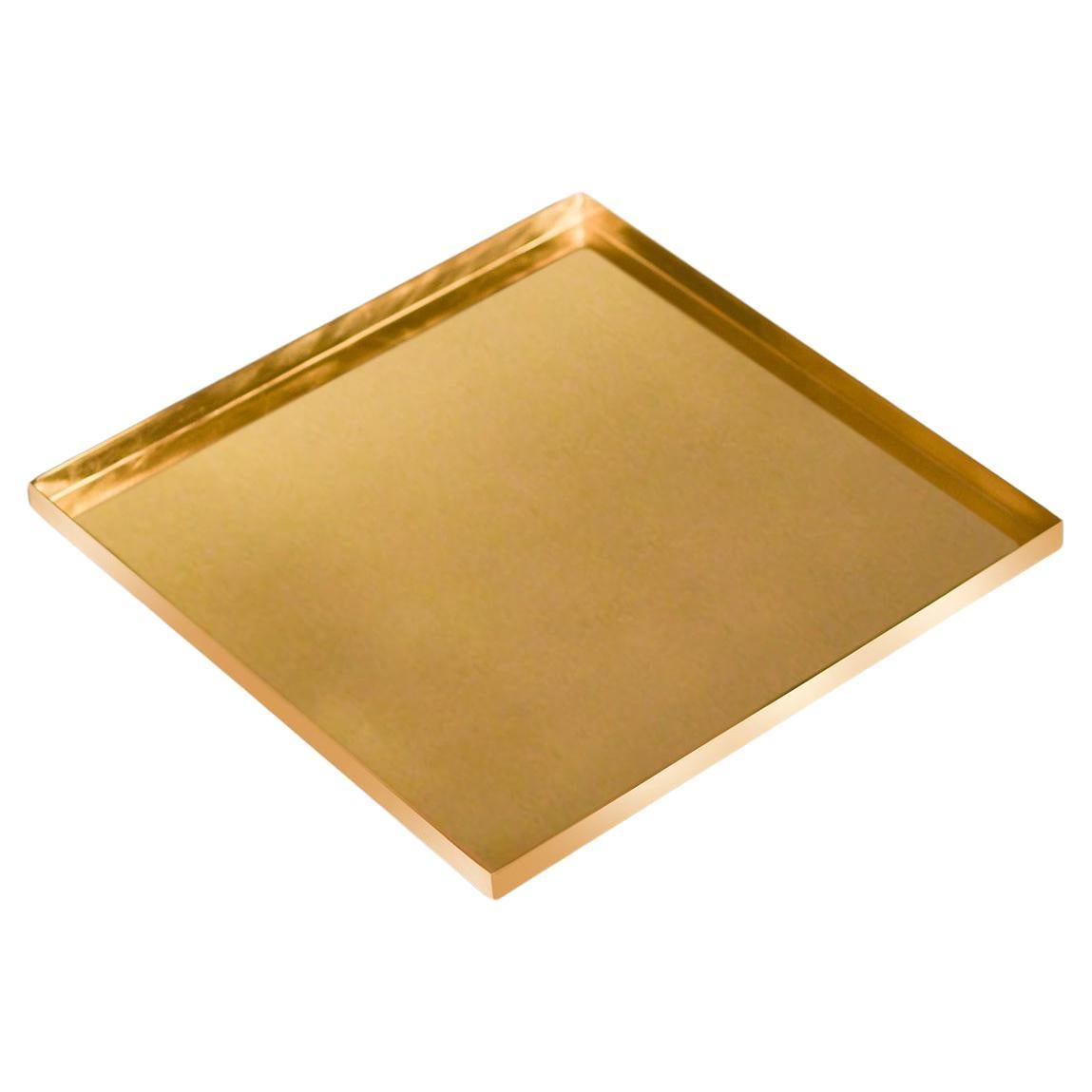 Brass trays “Molto Editions” For Sale