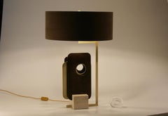 Tischlampe „Tre Piastre“ aus Messing