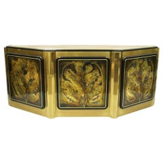 Brass 'Tree of Life' Credenza by Bernhard Rohne for Mastercraft
