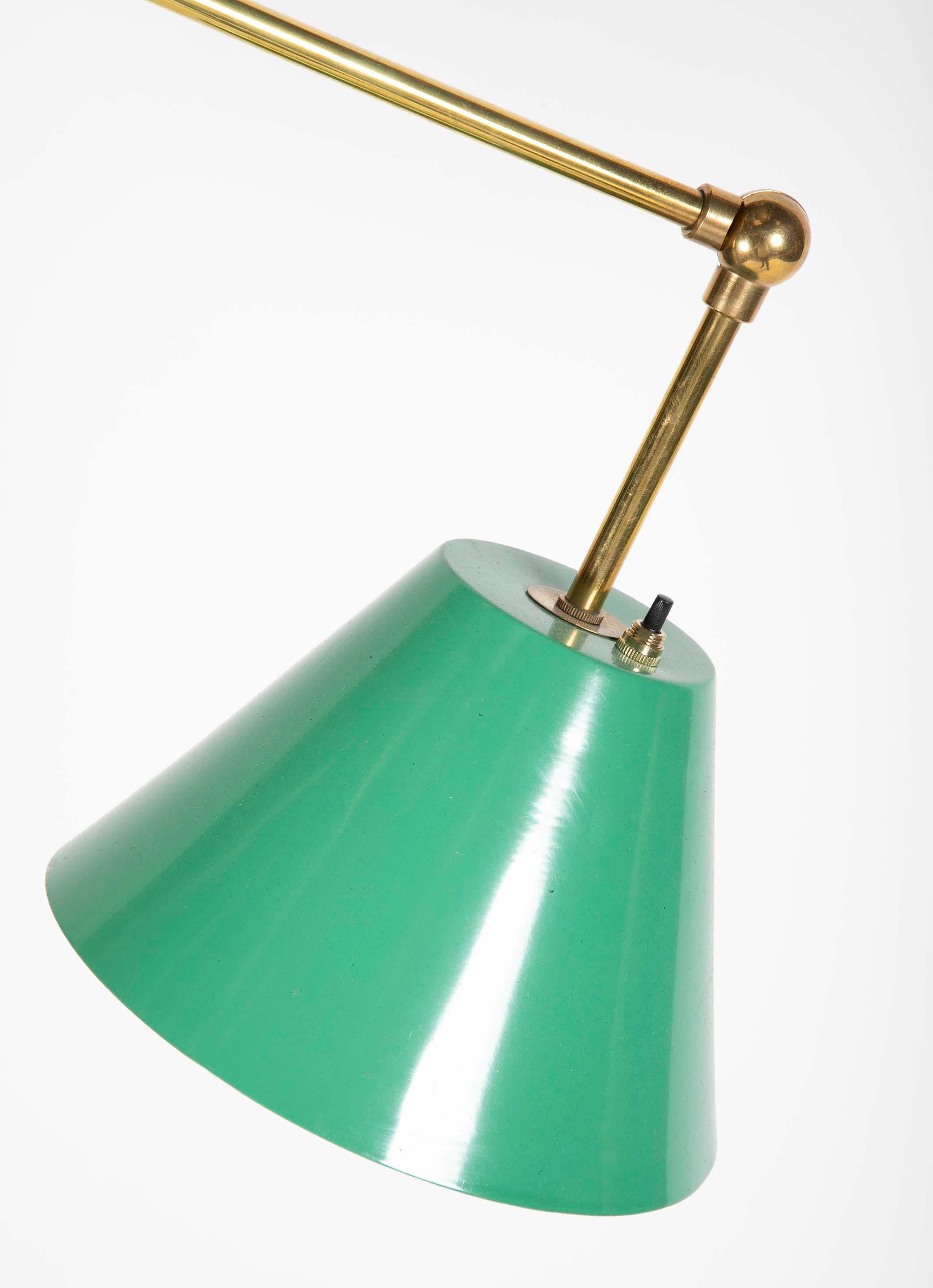 Triennial-Stehlampe aus Messing, Arredoluce zugeschrieben im Angebot 2