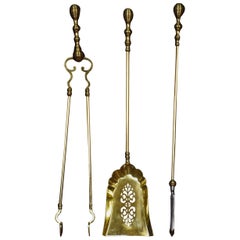 Set d'outils de feu triple compagnon en laiton
