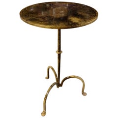 Brass Tripod Leg Side Table, India, Contemporary