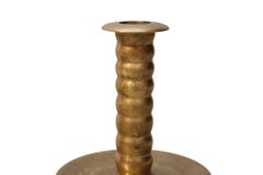 Kerzenhalter aus Messing in Trompetenform von Colonial Williamsburg, ein Paar