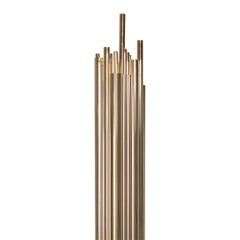 Brass Tubes Floor Lamp with Gold-Plated Solid Brass
