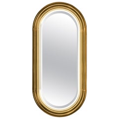 Brass Tubular with LED Wall Mirror