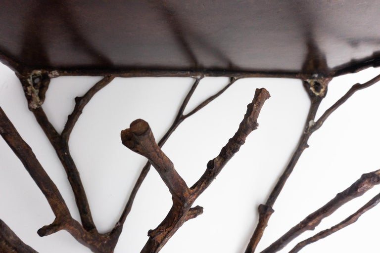 Brass Twig Wall Bracket, Bronze Finish, Made in Germany at 1stDibs